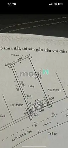 Bán Nhà Rẻ Hẻm Xe Hơi (4,3X12) 350/87 Lê Đức Thọ P6 Gò Vấp An Nhơn