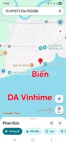 Bán 4,300M2 Có 1,500 Thổ, Mt Biển 30/4, Đ Diện Vinhome Cần Giờ.