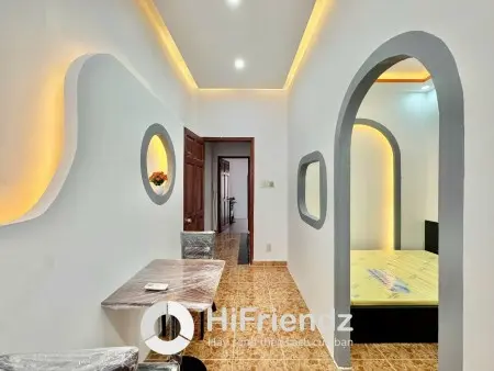 Căn Hộ 1Pn Tách Bếp – Full Nội Thất – Cửa Sổ Giếng Trời – Gần Cộng Hòa & Etown