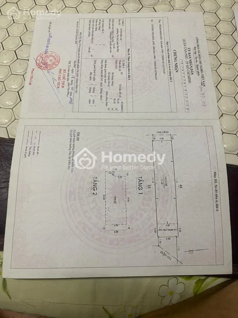 Bán Nhà 247/24 Độc Lập Tân Quý Tân Phú Tphcm