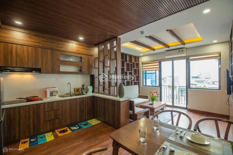Cho Thuê Căn Hộ Phố 41 Linh Lang Đầy Đủ Tiện Nghi L01