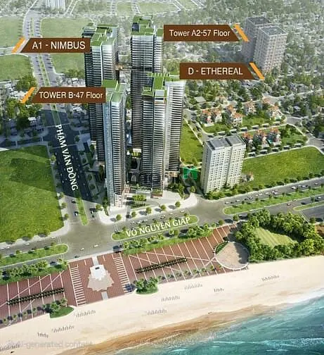 Căn Hộ Cao Cấp 2 Tỷ 9 Mặt Biển Mỹ Khê,The Soleil Đà Nẵng.