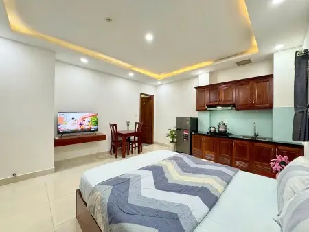 Bóc Tem Nhà Mới Xây Ngay Gần Kcx Tân Thuận, Full Nội Thất Tiện Nghi