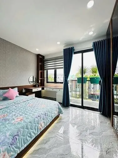 Nhà Sát Thống Nhất Gò Vấp, Dt:4.2X14M, Lửng, 2 Lầu, 3Pn, 5Vs, S/Thg