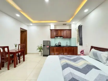 Bóc Tem Nhà Mới Xây Ngay Gần Kcx Tân Thuận, Full Nội Thất Tiện Nghi