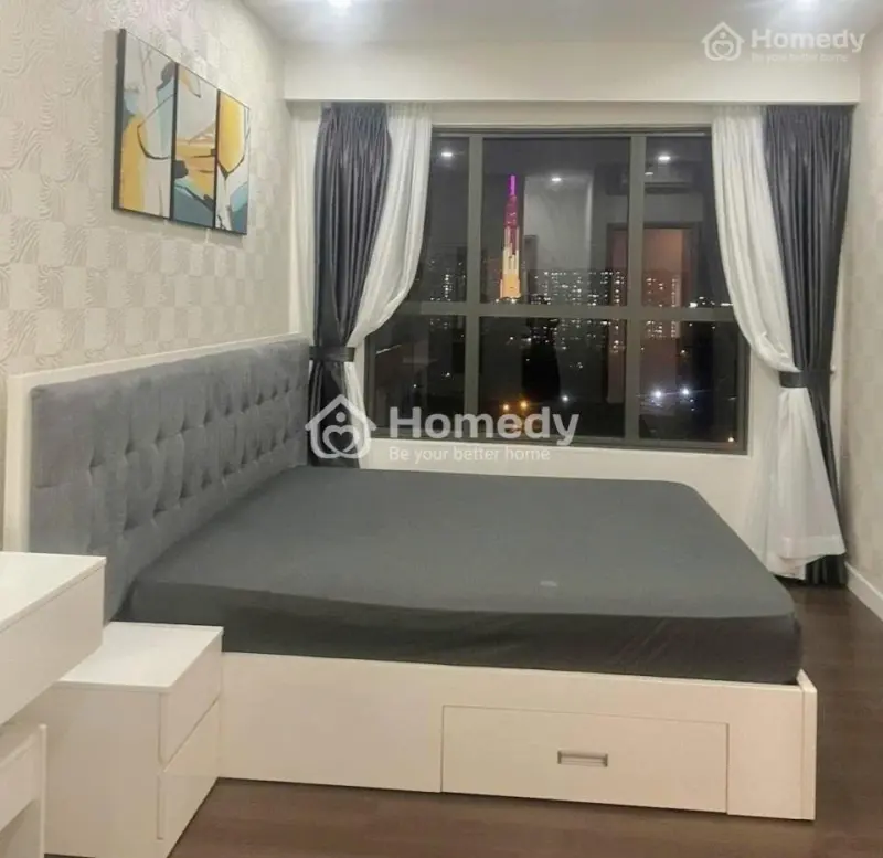 Cho Thuê 2Pn View Cực Chill Ngắm Thành Phố Rực Rỡ - The Sun Avenue 2Pn