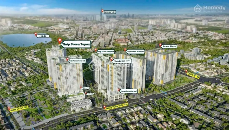 Căn Hộ 3Pn Gần Ga Metro, Cách Làng Đại Học Chỉ 1P, Dưới Nhà Có Tttm, Phố Đi Bộ 6000M2