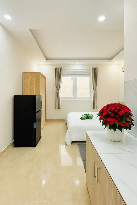 Studio Cửa Sổ Trời Full Nội Thất Gần Đh Văn Lang Bình Thạnh