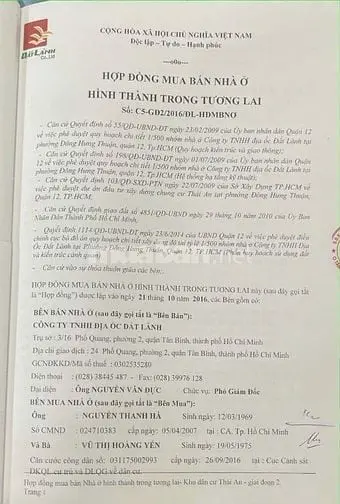 Bán Đất Nền Biệt Thự Khu Dân Cư Thái An, Ngân Chân Cầu Tham Lương