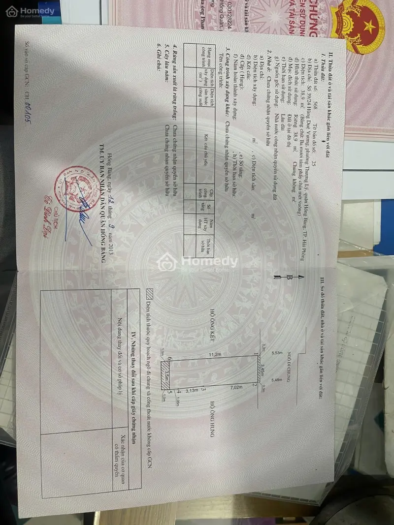 Nhà Đất Riêng Chính Chủ Tại Hồng Bàng, Hải Phòng