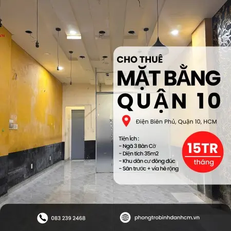 Chỉ 15 Triệu Sở Hữu Mặt Bằng Trung Tâm Q10!