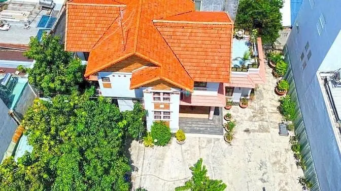 Biệt Thự Sân Vườn 1 Lầu Áp Mái Mặt Tiền Hẻm Xe Tải Gò Ô Môi, Quận 7
