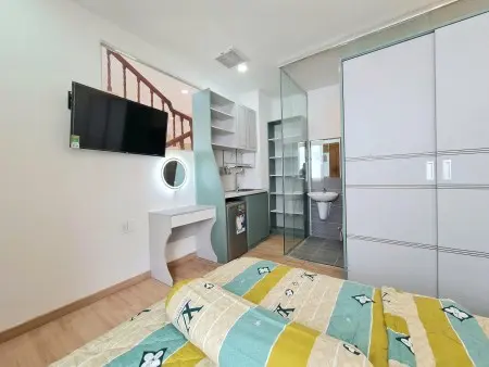Cho Thuê Phòng Studio Full Nội Thất — Gần Cầu Thủ Thiêm — Ngô Tất Tố, Giáp Q1 — Lh 0366197406