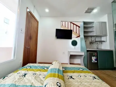 Cho Thuê Phòng Studio Full Nội Thất — Gần Cầu Thủ Thiêm — Ngô Tất Tố, Giáp Q1 — Lh 0366197406