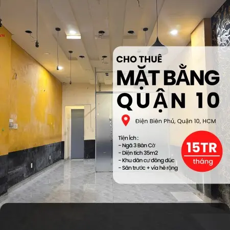 Mặt Bằng Vàng Quận 10 Đang Tìm Chủ Nhân!