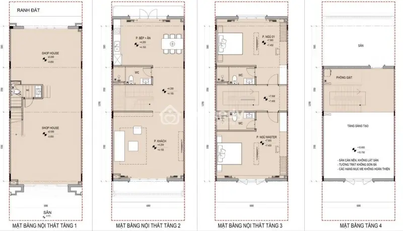 Shop House Kinh Đô 4 Tầng, Liền Kề Vincom - Royal Island | 2Pn Master | Từ 15.6 Tr