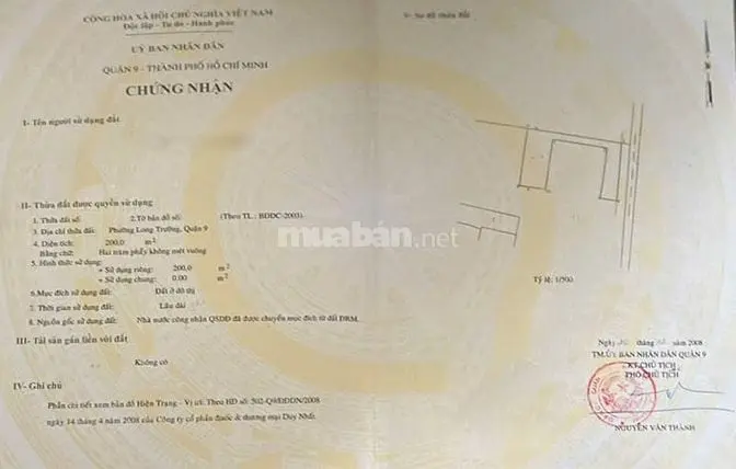 Đất Lớn Nguyễn Duy Trinh Thủ Đức – 3 Mặt Tiền, Giá Chỉ 63 Triệu/M2