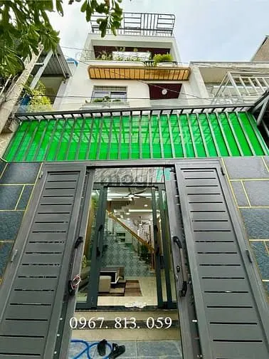 Nhà Hẻm Xe Hơi Đường Hà Huy Giáp, Dt:4.5X12M Trệt, 2 Lầu, 4Pn, 4Vs