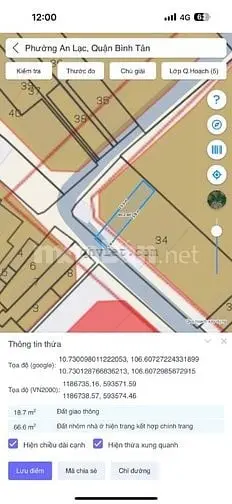 ✅Đất 4X22 Hẻm Oto Kinh Dương Vương, An Lạc Bình Tân