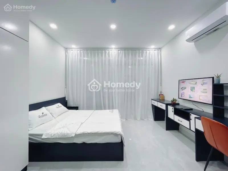 Cho Thuê Căn Hộ Quận 3_Gần Hai Bà Trưng_Tân Định_Máy Giặt Riêng_Full Nội Thất_Ban Công_Chợ Tân Định