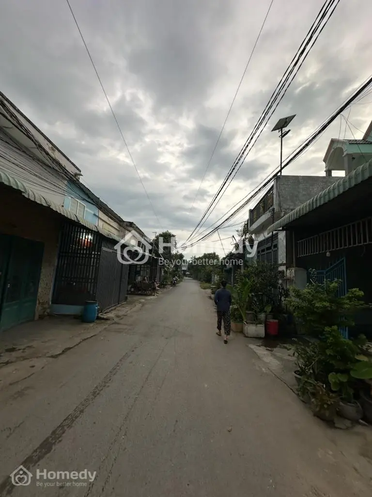 Nhà Mặt Tiền 1 Trệt 1 Lầu (4X10)Gần Chợ Nhị Xuân Hóc Môn Giá 485 Triệu.