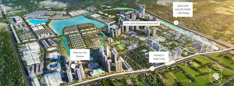 Chuyển Nhượng Căn Hộ Ocean View – Tòa P2 Khu Pavillion, Ocean Park Gia Lâm – Full Nội Thất Cao Cấp