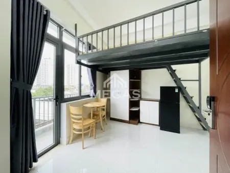 Cho Thuê Phòng Duplex Đầy Đủ Nội Thất Có Gác Cao, Ban Công Ngay Aeon Mall Tân Phú, Đh Công Thương