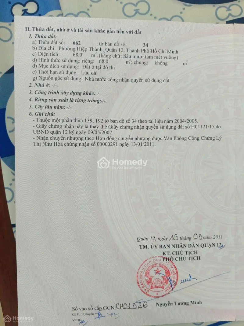 Đất Đường Nhựa 7M Xe Hơi Tránh, 1 Xẹc 50M Ra Nguyễn Ảnh Thủ, Chính Chủ Chưa Qua Đầu Tư