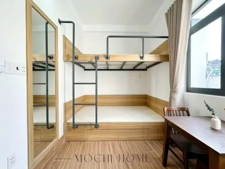 Cho Thuê Căn Hộ Có Gác Full Nội Thất Cửa Sổ Trời Ngay Khu Etown Gần Học Viện Hàng Không, Tân Bình
