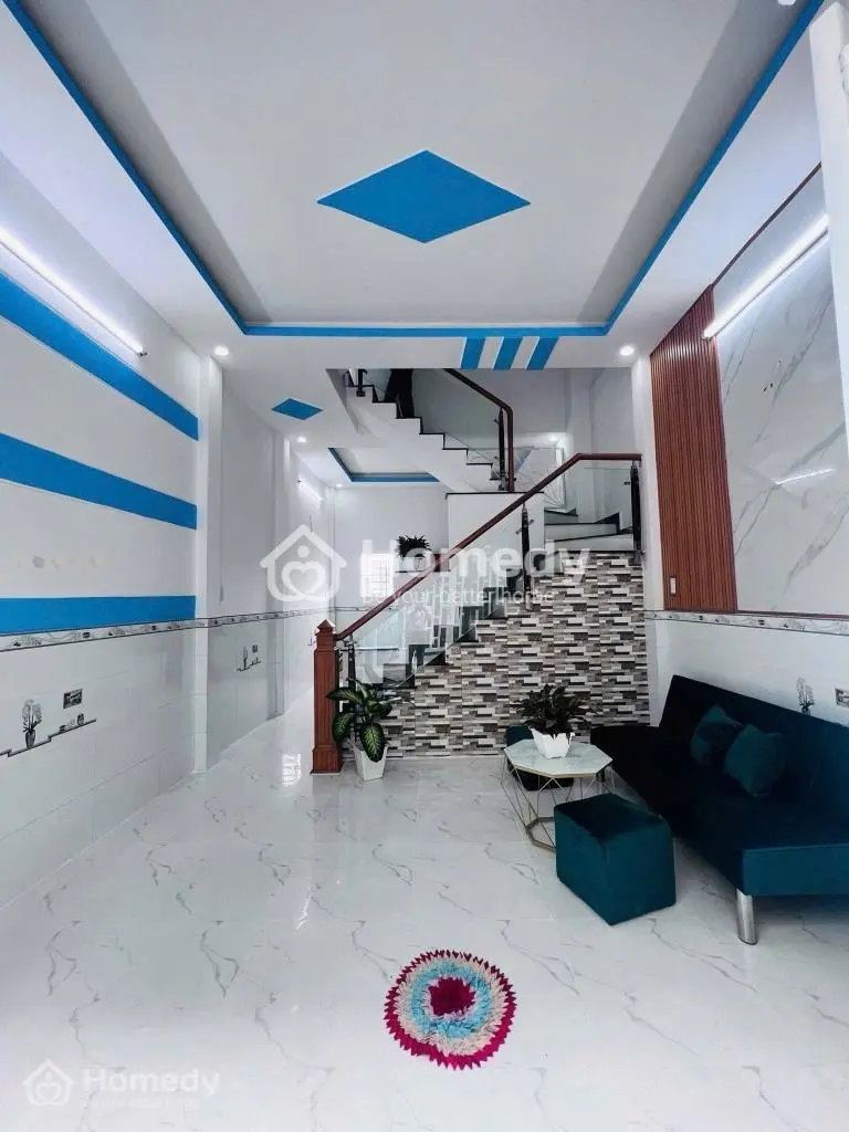 Nhà 1 Trệt 1 Lầu(4X10) Hóc Môn Giá 325 Triệu