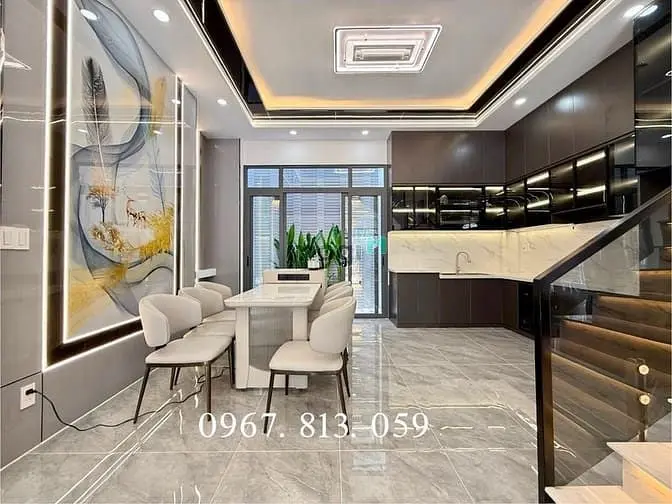Nhà Mặt Tiền Đường Thông Dt:5,5X19M, Nở Hậu 5,9M, Trệt, 2 Lầu, S.thg