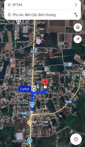 Cần Bán Gấp Đất Phú An, Bến Cát, Bình Dương Dt 200M2, Có 100M2 Thổ Cư.