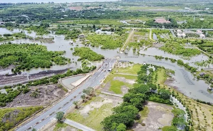 Bán Đất Nền Giá Rẻ Có Sẵn 2 Nhà Trên Đất, Cách Biển 2Km Tại Cần Giờ