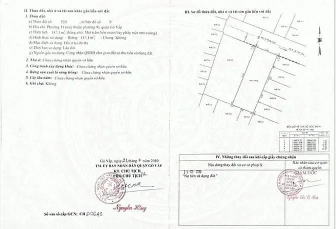 Bán Lô Đất Đẹp Hẻm Xe Hơi (7,5X20) 220/91 Nguyễn Văn Khối P11 Gò Vấp