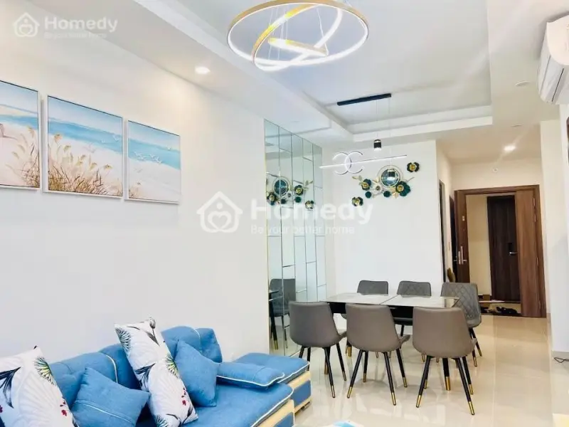 Cho Thuê Ch Q7 Saigon Riverside, 2Pn 2Wc Full Nội Thất Chỉ 9 Triệu