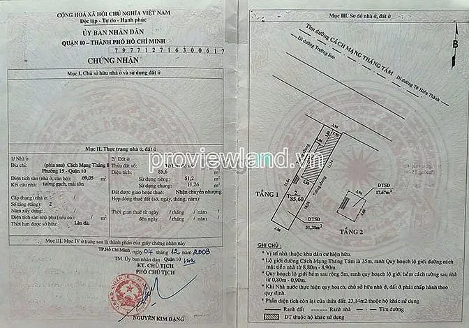 Bán Đất Mặt Tiền Cách Mạng Tháng 8, Quận 10, 129M², Vị Trí Vàng