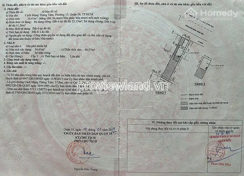 Bán Đất Vàng Quận 10 – Cách Mạng Tháng 8, Tiềm Năng Cao, Sổ Hồng