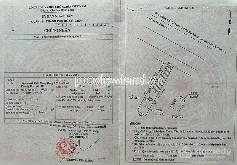 Bán Đất Vàng Quận 10 – Cách Mạng Tháng 8, Tiềm Năng Cao, Sổ Hồng