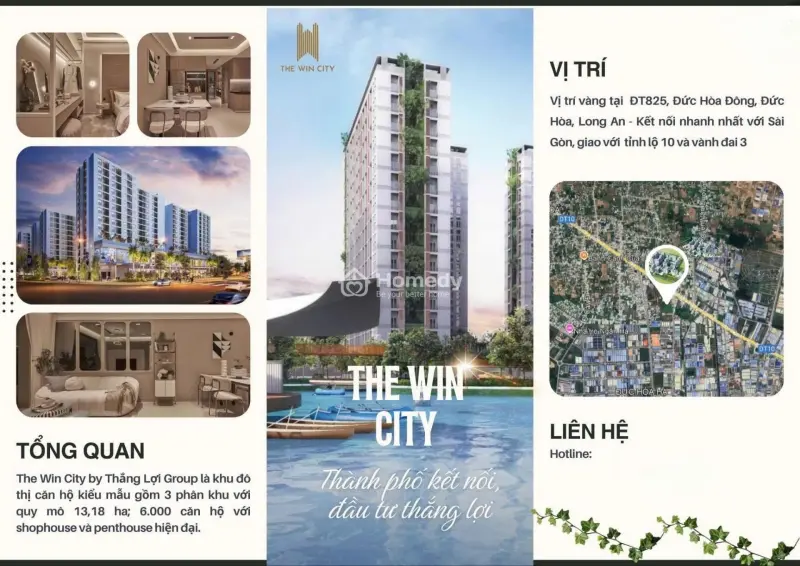 The Win City- Căn Hộ Đầu Tiên Tại Đức Hòa- Thành Phố Kết Nối Đầu Tư Thắng Lợi