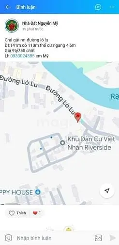 Bán Đất Mặt Tiền Lò Lu ,Trường Thạnh ,Q9.Giá 9 Tỷ 750 Tl - Dt : 140M2