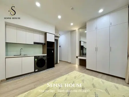 Cho Thuê Căn Hộ Dịch Vụ Full Nội Thất, Có Ban Công & Máy Giặt Riêng