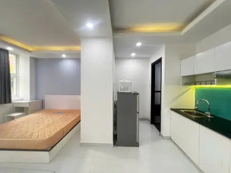 Cho Thuê Phòng 40M2 Bếp Xa Giường, Đầy Đủ Nội Thất, Cửa Sổ Trời, Gần Thảo Cầm Viên, Bason, Y Dược