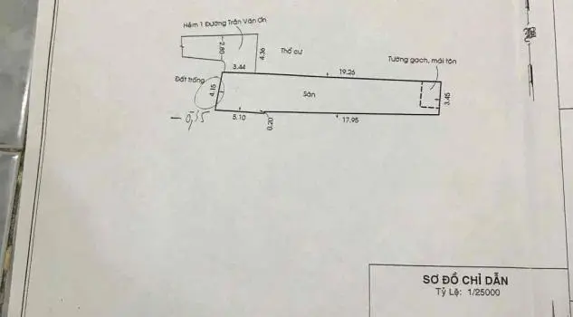 Nhà Thổ Cư 1/4 Trần Văn Ơn, Phường Tân Sơn Nhì, Quận Tân Phú, Hồ Chí Minh 88.0M²