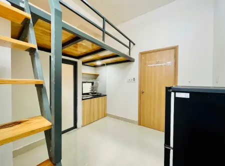 Cho Thuê Phòng Gác Lửng Mới Xây Full Nội Thất Gần Đại Học Hồng Bàng Bình Thạnh
