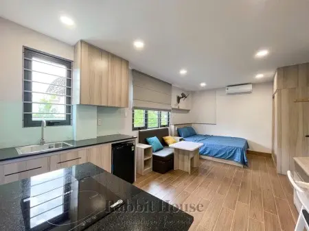 Cho Thuê Căn Studio – Cửa Sổ Trời – Full Nội Thất – Thiết Kế Tinh Tế