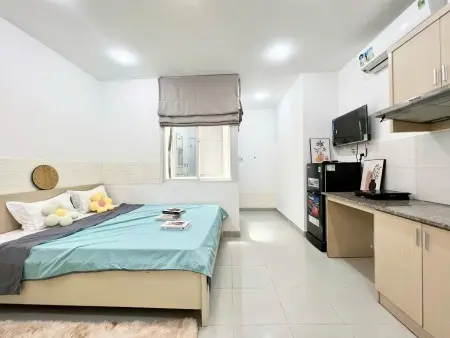 Cho Thuê Phòng Full Nội Thất, Không Gian Siêu Xinh Gần Trường Sa Giáp Q1 Bình Thạnh