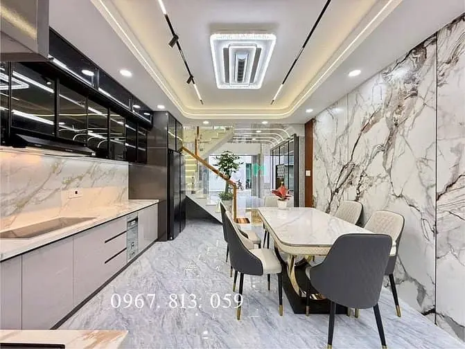 Nhà Đường Thông Xe Hơi Tx 25, Dt:4X14M, Lửng, 3 Lầu, 4Pn, Gara Ô Tô