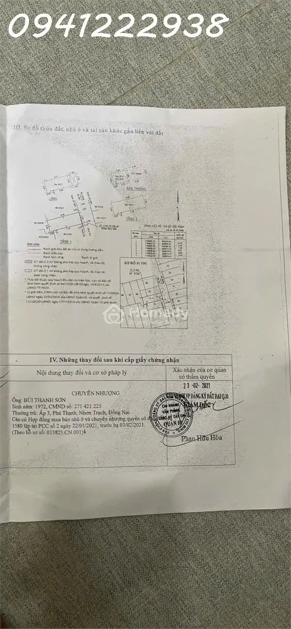 Bán Nhà 473/6 Bà Hạt, Quận 10. Dt: 3.1M*8M. Cn: 23M2. 3 Tầng. Giá 6.3 Tỷ