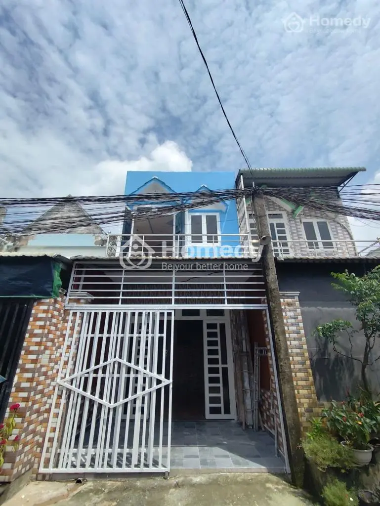 Nhà 1 Trệt 1 Lầu(4X14)3 Phòng Ngủ Ngay Chợ Nhị Xuân Hóc Môn Giá 385Tr