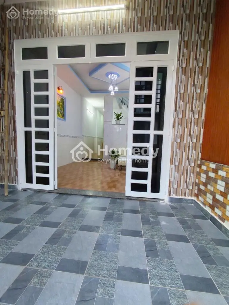 Nhà 1 Trệt 1 Lầu(4X14)3 Phòng Ngủ Ngay Chợ Nhị Xuân Hóc Môn Giá 385Tr